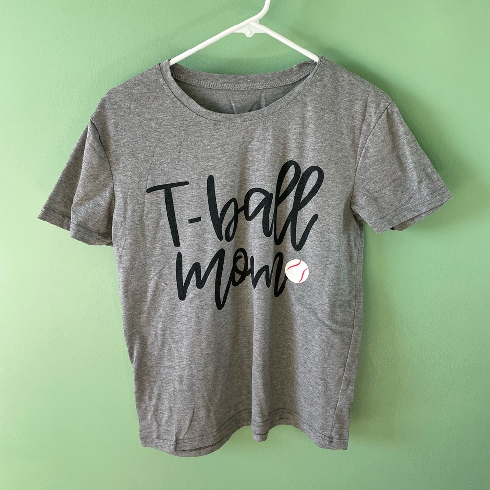 T ball mom t-shirt